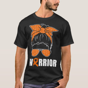 Multiple Sclerosis Awareness Een rommelige Bun MS T-shirt