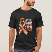 Multiple Sclerosis Awareness Family Support MS War T-shirt (Voorkant)