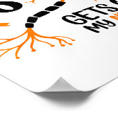 Multiple Sclerosis Awareness Gets On My Nerves Ora Poster (Hoek)