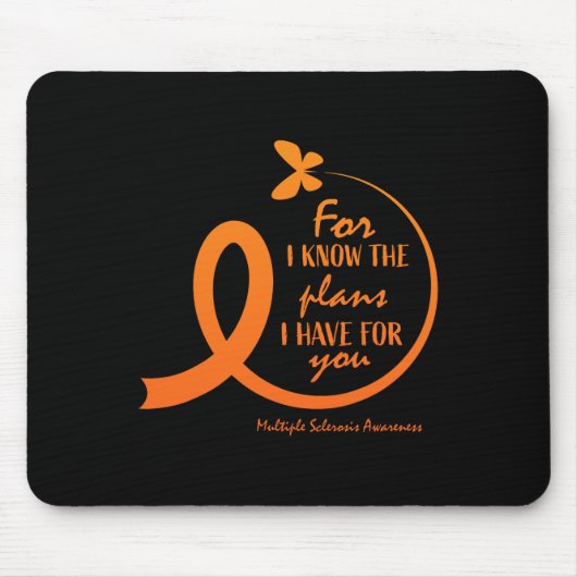 Multiple Sclerosis Awareness Gift Christelijke Bij Muismat (Voorkant)