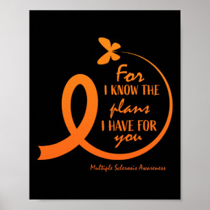 Multiple Sclerosis Awareness Gift Christelijke Bij Poster