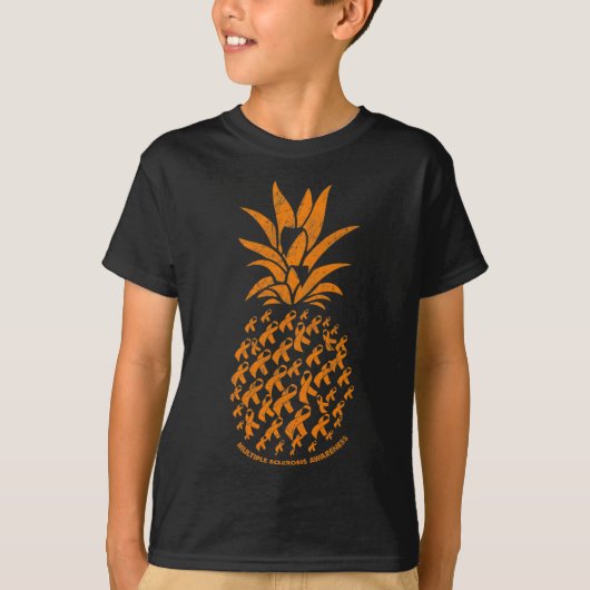 Multiple Sclerosis Awareness kostuumlint T-shirt (Voorkant)