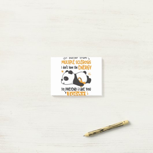 Multiple Sclerosis Awareness Month Ribbon Gifts Post-it® Notes (Op bureau)