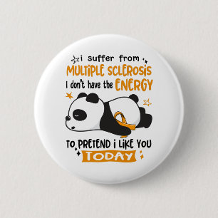 Multiple Sclerosis Awareness Month Ribbon Gifts Ronde Button 5,7 Cm