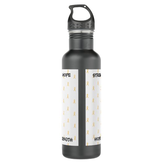 Multiple Sclerosis Awareness Ribbons Waterfles Waterfles (Achterkant)