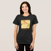 Multiple Sclerosis Awareness shirt, MS krijger t-s Tri-Blend Shirt (Voorkant volledig)