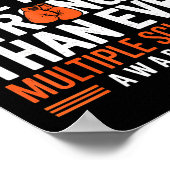 Multiple Sclerosis Awareness Together We Rise Oran Poster (Hoek)