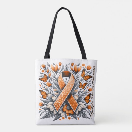 Multiple Sclerosis Awareness Tote Bag (Achterkant)