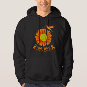 Multiple Sclerosis Awareness Zonnebloem kolibrie Hoodie