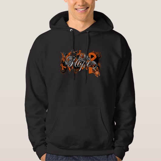 Multiple Sclerosis Hope Garden Ribbon Hoodie (Voorkant)