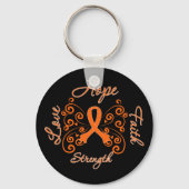 Multiple Sclerosis Hope Motto Butterfly Sleutelhanger (Voorkant)