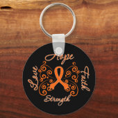 Multiple Sclerosis Hope Motto Butterfly Sleutelhanger (Voorkant)