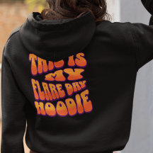 Multiple Sclerosis MS Flare Day back design Hoodie