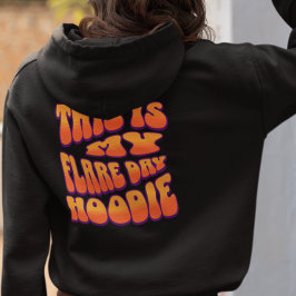 Multiple Sclerosis MS Flare Day back design Hoodie