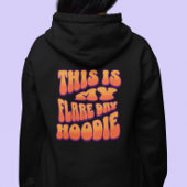 Multiple Sclerosis MS Flare Day back design Hoodie