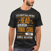 Multiple Sclerosis Quote for MS Sclerosis Awarenes T-shirt (Voorkant)