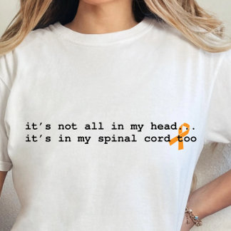 Multiple sclerosis warrior t-shirt, grappig MS bew T-shirt
