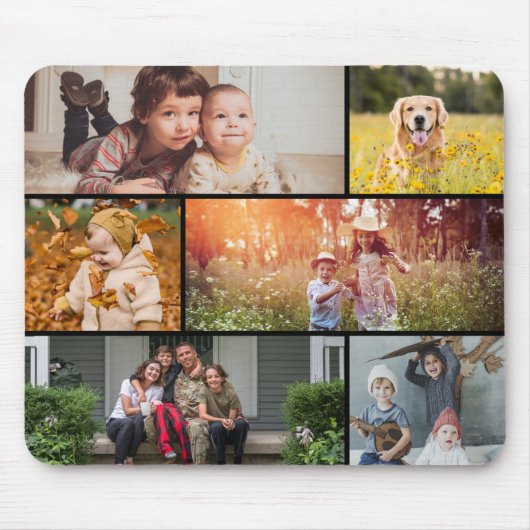 Multiple snapshots landscape collage Photo Muismat (Voorkant)