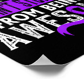 Multiple System Atrophy Msa Awareness Can't Stop M Poster (Hoek)