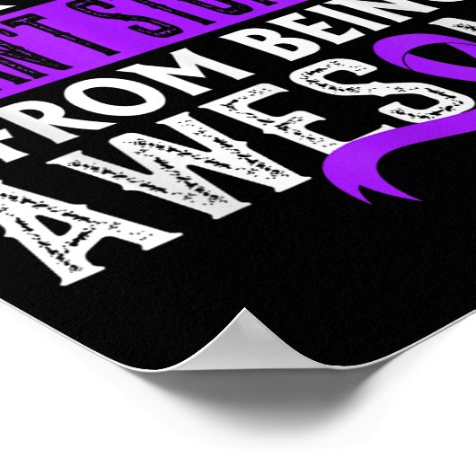 Multiple System Atrophy Msa Awareness Can't Stop M Poster (Hoek)