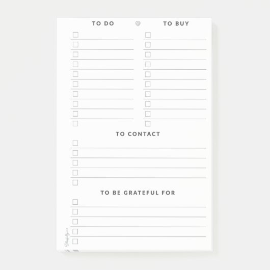Multiple ToDo's Post-it® notes (Voorkant)