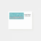 Multiples Illuminated Post-it Blocnote (Twins) Post-it® Notes (Voorkant)