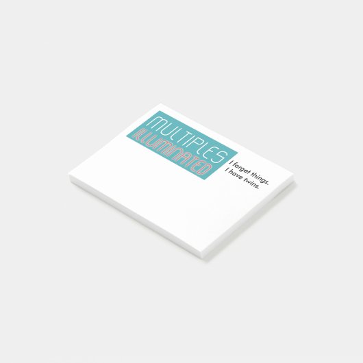 Multiples Illuminated Post-it Blocnote (Twins) Post-it® Notes (Schuin)