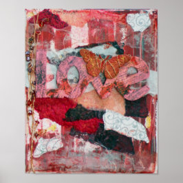 Multiplex Media Love Butterfly Art Print