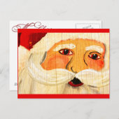  multiplex Santa Feestdagenkaart (Voorkant / Achterkant)