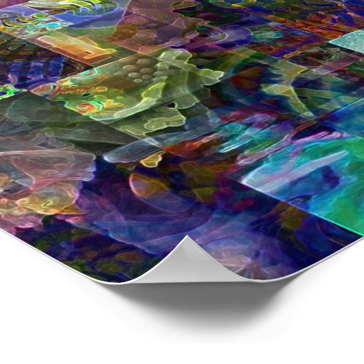 Multiplexback Hoesje Collage Poster (Hoek)