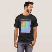 Multiplicatie Square Number Learning Wiskunde Educ T-shirt (Voorkant volledig)
