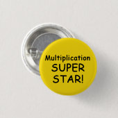 Multiplicatie Super Star-Button Ronde Button 3,2 Cm (Voorkant /achterkant)