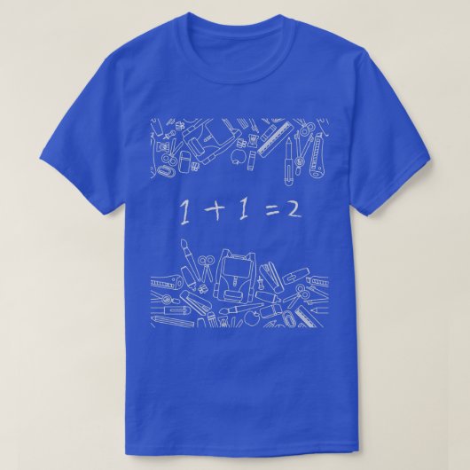 Multiplication table t-shirt (Design voorkant)