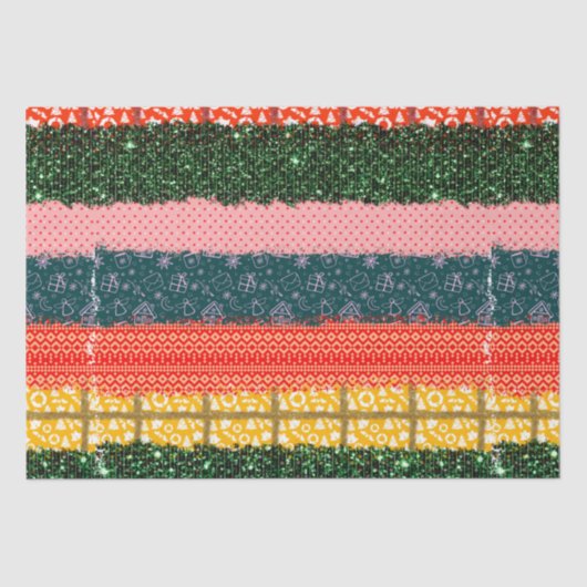 Multiprint kerstpapier tissuepapier (Voorkant)