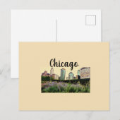Multipurpose Chicago, IL skyline briefkaart (Voorkant / Achterkant)