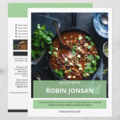 Multipurpose Food Postcard Flyer Template (Voorkant / Achterkant)