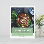 Multipurpose Food Postcard Flyer Template (Staand voorkant)