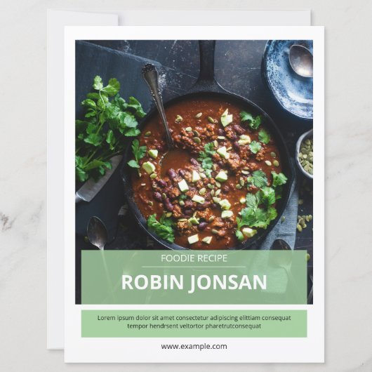 Multipurpose Food Postcard Flyer Template (Voorkant)