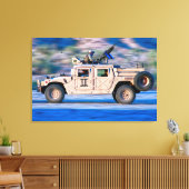 MULTIPURPOSE MET HOGE MOBILITEIT 24x36 VOERTUIG Canvas Afdruk (Insitu (Woonkamer))