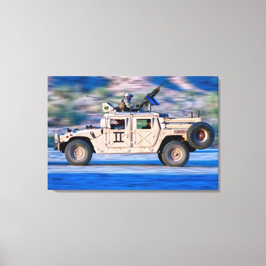 MULTIPURPOSE MET HOGE MOBILITEIT 24x36 VOERTUIG Canvas Afdruk (Voorkant)