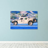 MULTIPURPOSE MET HOGE MOBILITEIT 24x36 VOERTUIG Canvas Afdruk (Insitu (Houten vloer))