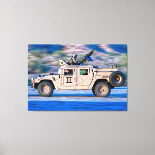 MULTIPURPOSE MET HOGE MOBILITEIT 32x48 VOERTUIG Canvas Afdruk