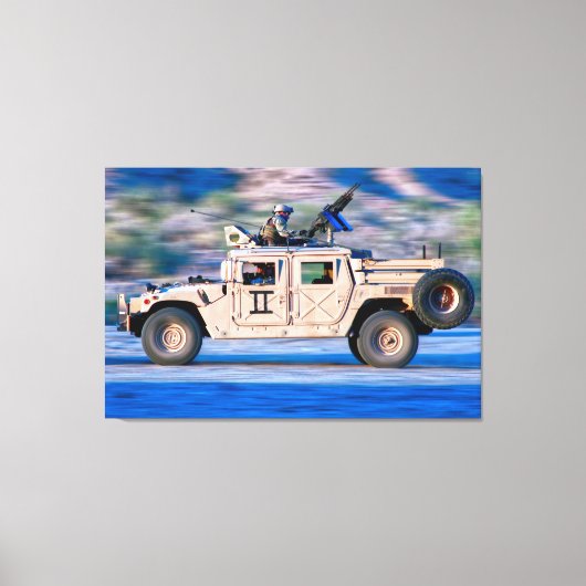 MULTIPURPOSE MET HOGE MOBILITEIT 32x48 VOERTUIG Canvas Afdruk (Voorkant)