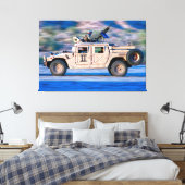 MULTIPURPOSE MET HOGE MOBILITEIT 32x48 VOERTUIG Canvas Afdruk (Insitu (Slaapkamer))
