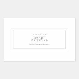 Multipurpose Stain Remover Label Stickers