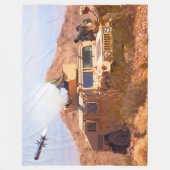 MULTIPURPOT MET HOGE MOBILITEIT WIELVOERTUIG FLEECE DEKEN (Voorkant)