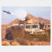 MULTIPURPOT MET HOGE MOBILITEIT WIELVOERTUIG FLEECE DEKEN (Voorkant (Horizontaal))