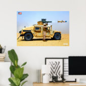 MULTIPURPOT MET HOGE MOBILITEIT WIELVOERTUIG POSTER (Thuiskantoor)