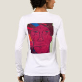 Multiraciaal lange mouwen Tri-Blend shirt (Achterkant)