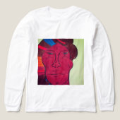 Multiraciaal lange mouwen Tri-Blend shirt (Voorkant)